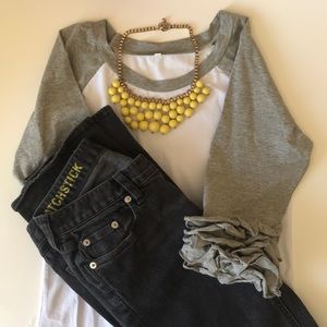 Outfit Bundle. J. Crew jeans 27. Top and necklace